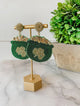 Lucky Clover Pot of Gold Earrings