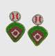 Home Run Beaded Drop Earrings
