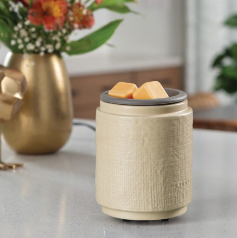Natural Linen Flip Dish Wax Melter