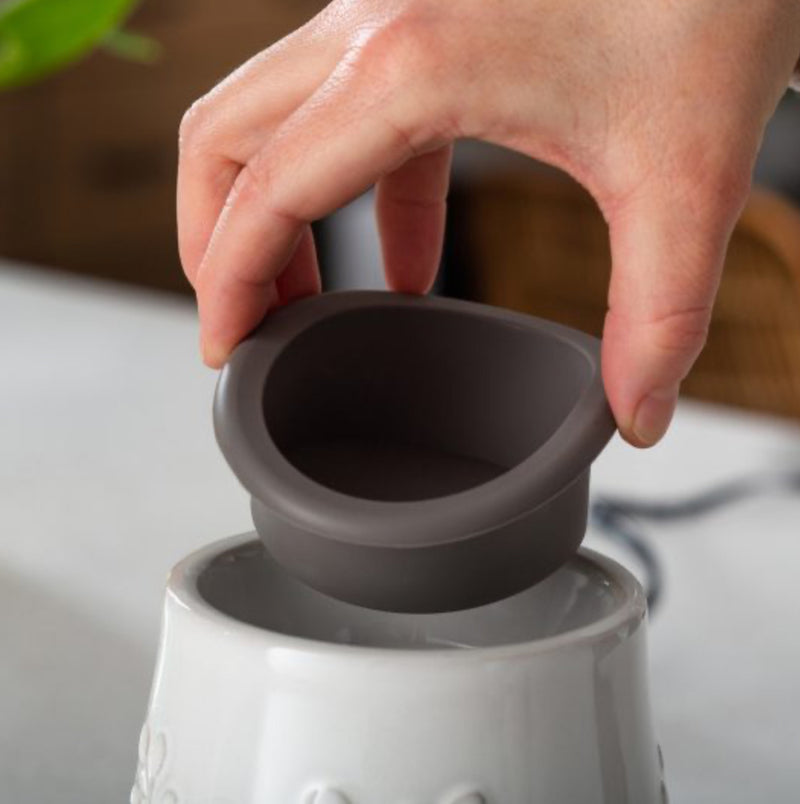 Natural Linen Flip Dish Wax Melter