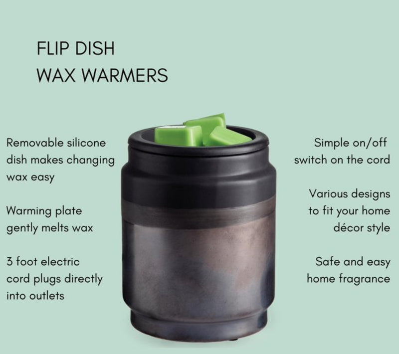 Black Dipped: Flip Dish Wax Melter