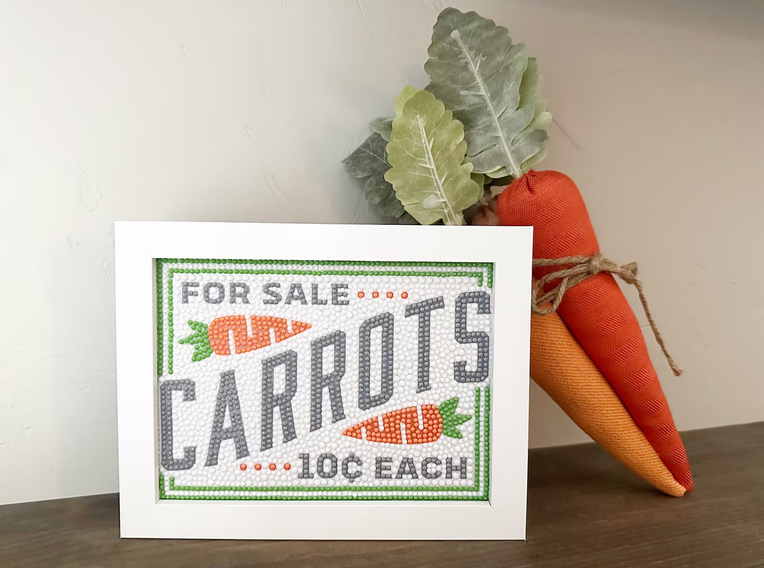 Carrots for Sale: Diamond Art Kit