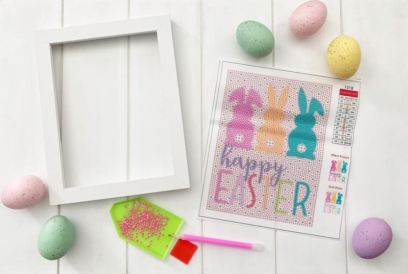 Happy Easter: Diamond Art Kit