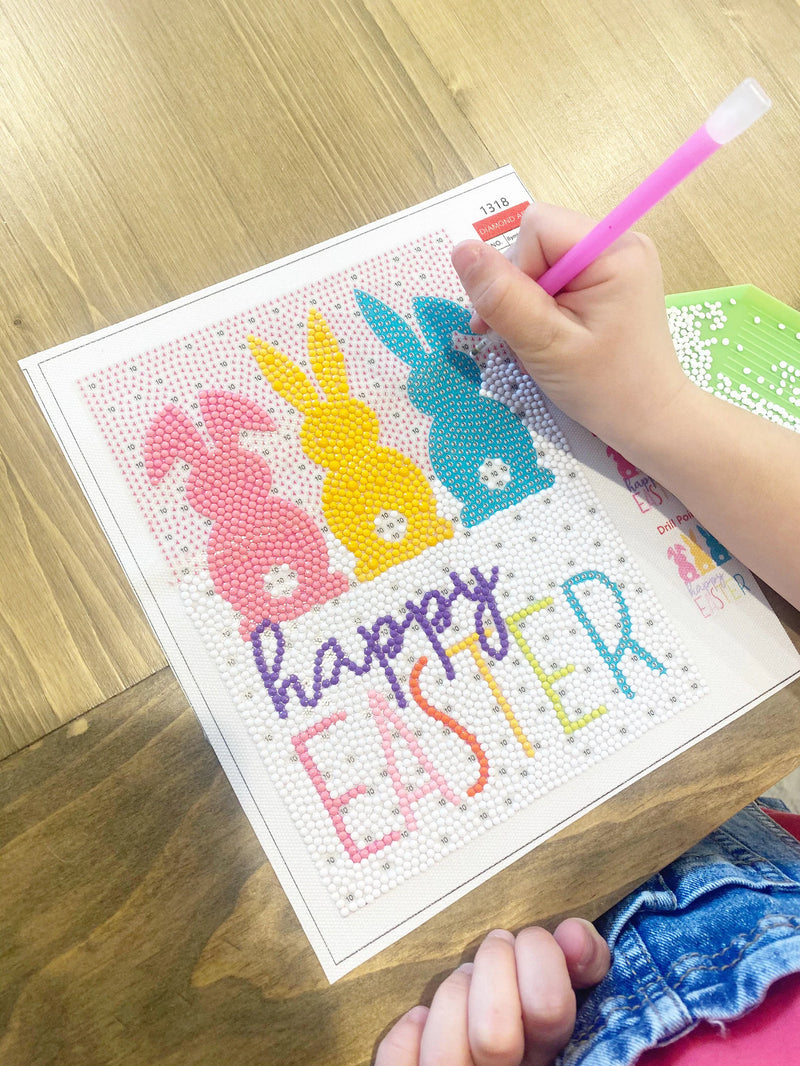 Happy Easter: Diamond Art Kit