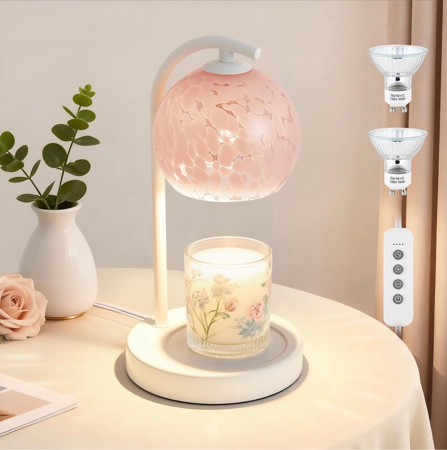 Pink Tortoise: Wickless Candle Warming Lamp