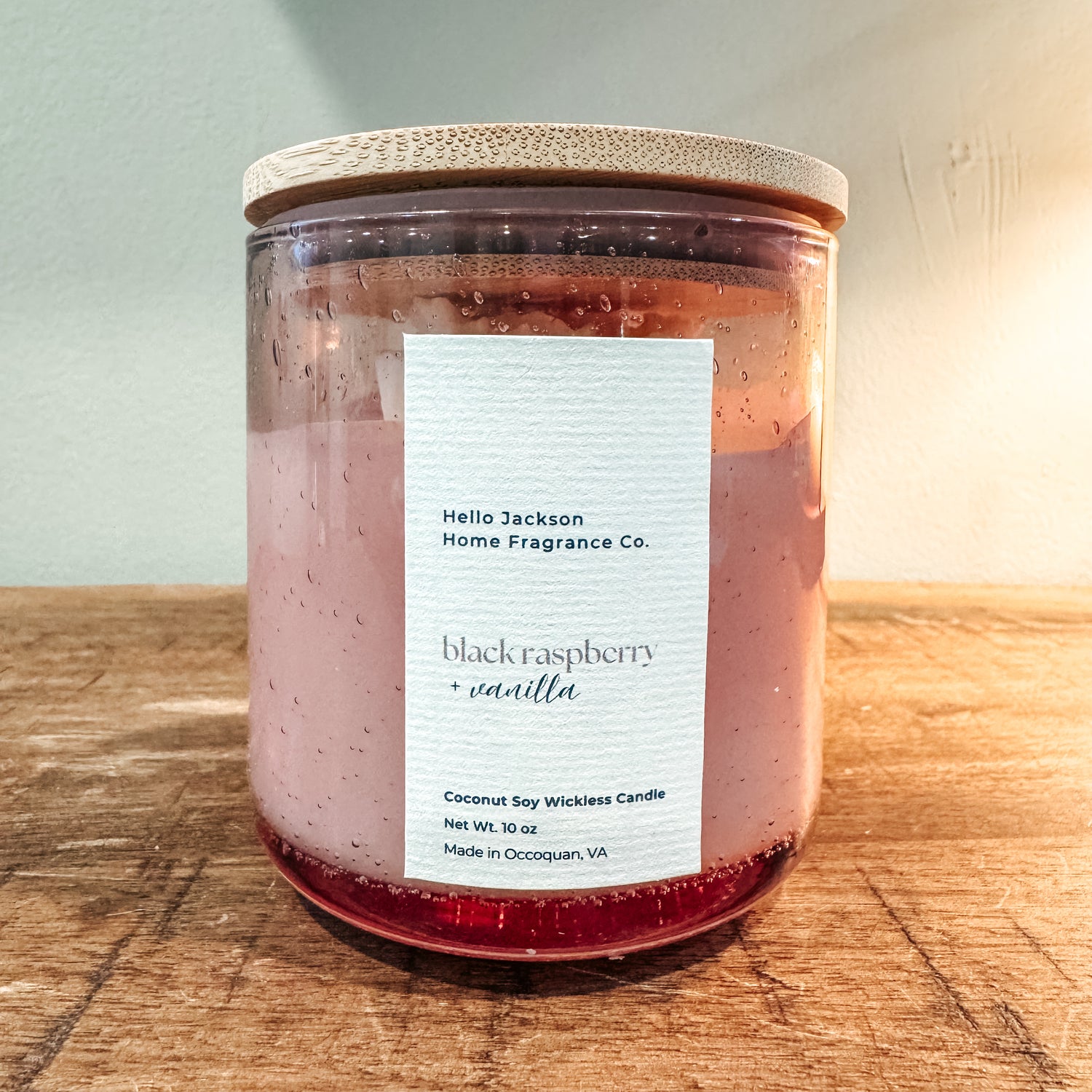 Black Raspberry + Vanilla Wickless Candle