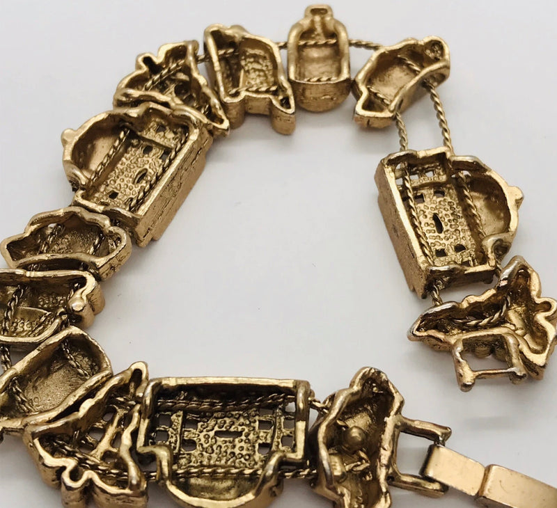 Vintage Nurse Slide Charm Bracelet