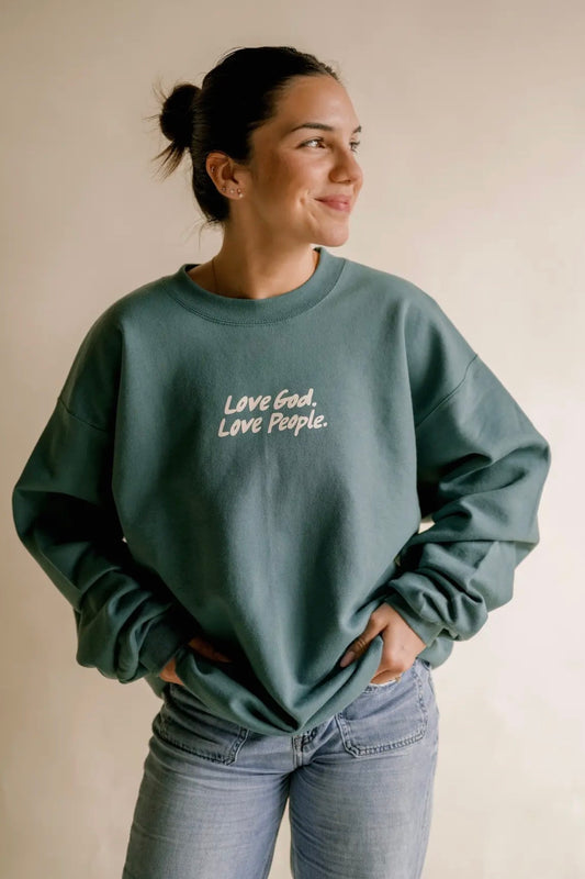 Love God. Love People. Crewneck