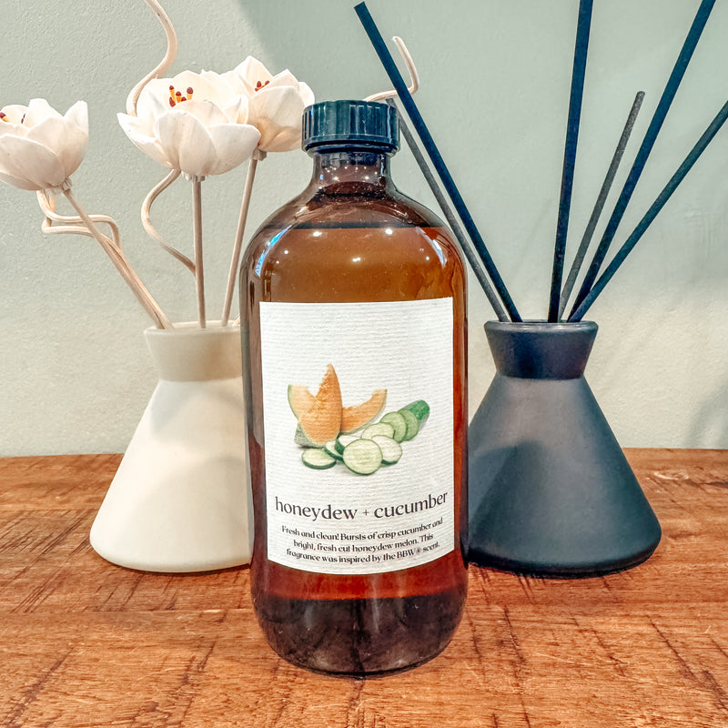 Honeydew + Cucumber: Reed Diffuser