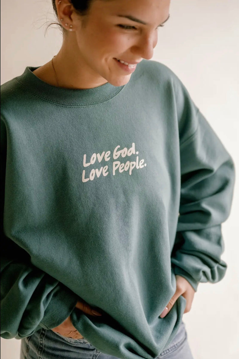 Love God. Love People. Crewneck