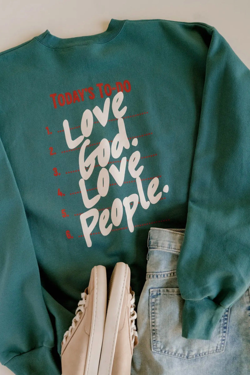 Love God. Love People. Crewneck