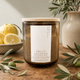 Olive Leaf + Citron: Wickless Candle