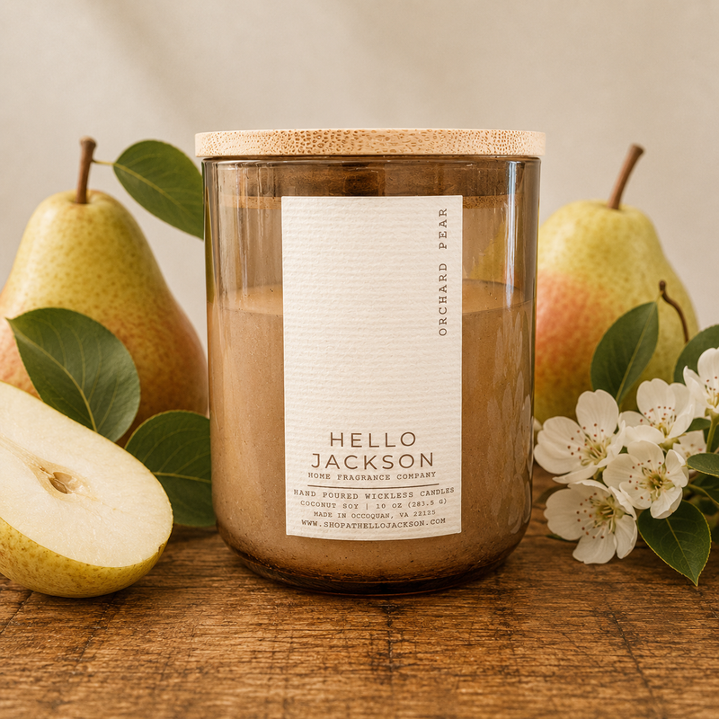 Orchard Pear: Wickless Candle