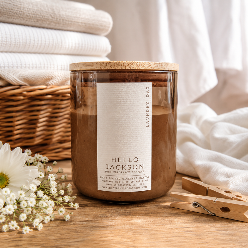 Laundry Day: Wickless Candle