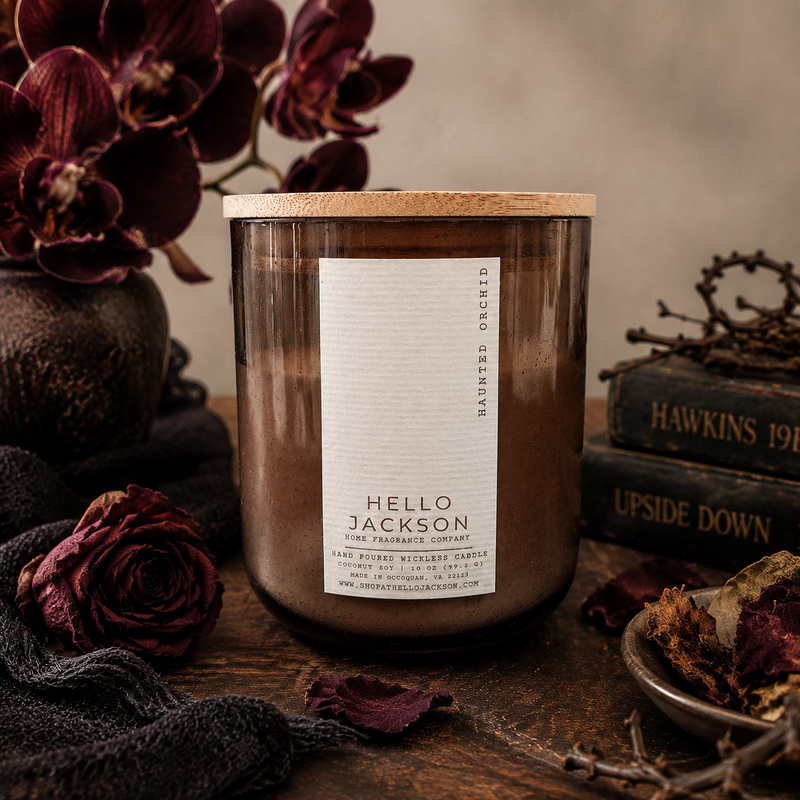 Haunted Orchid: Wickless Candle