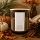 White Pumpkin: Wickless Candle