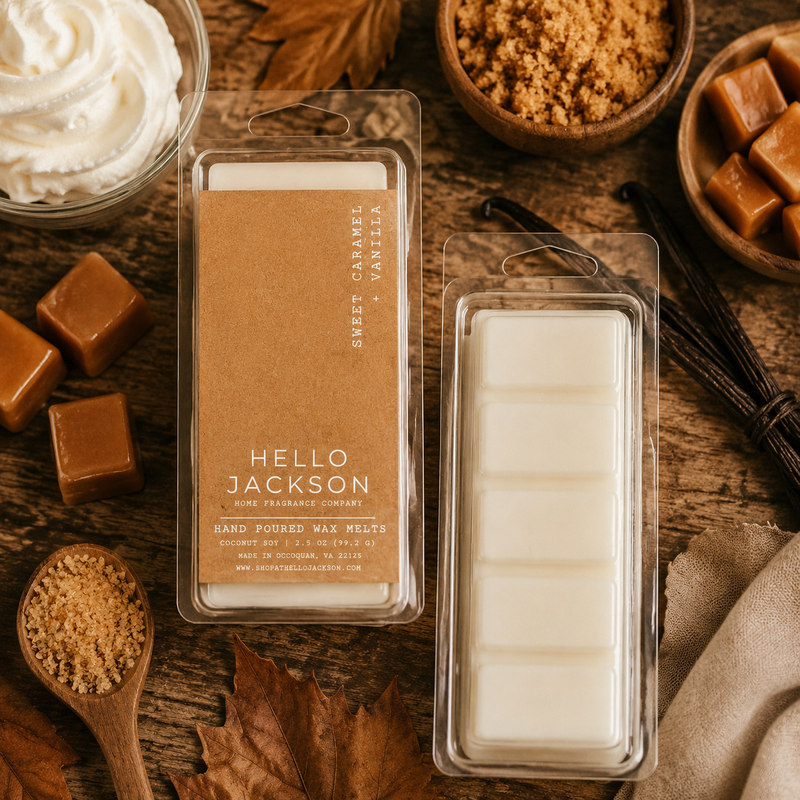 Sweet Caramel + Vanilla : Wax Melts