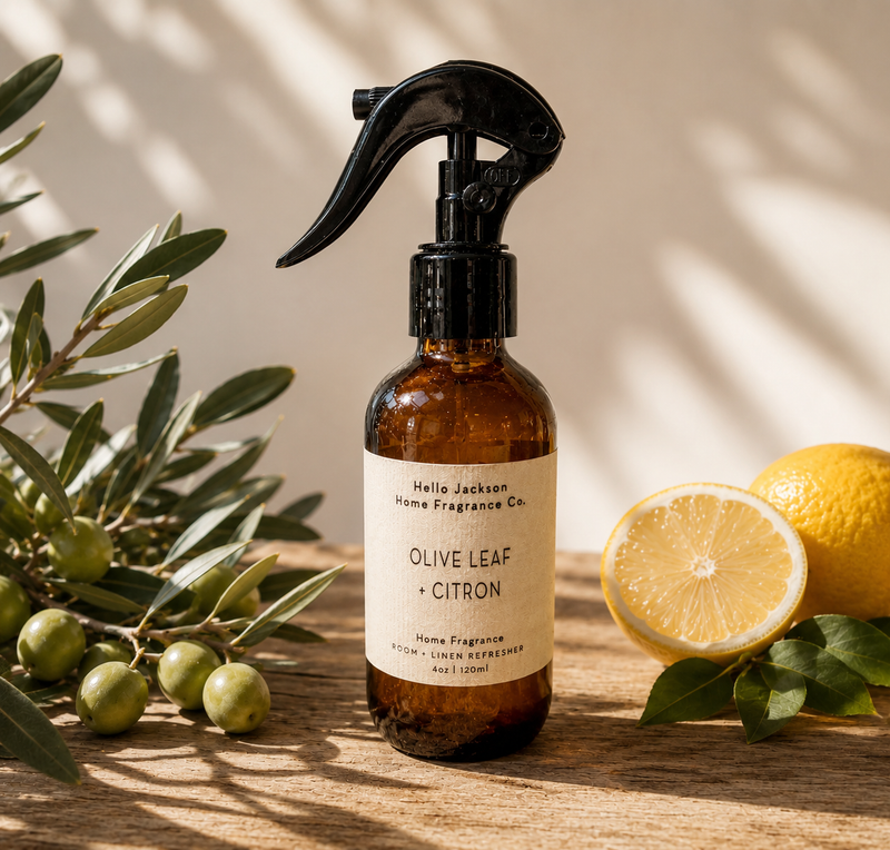 Olive Leaf + Citron: Room + Linen Refresher