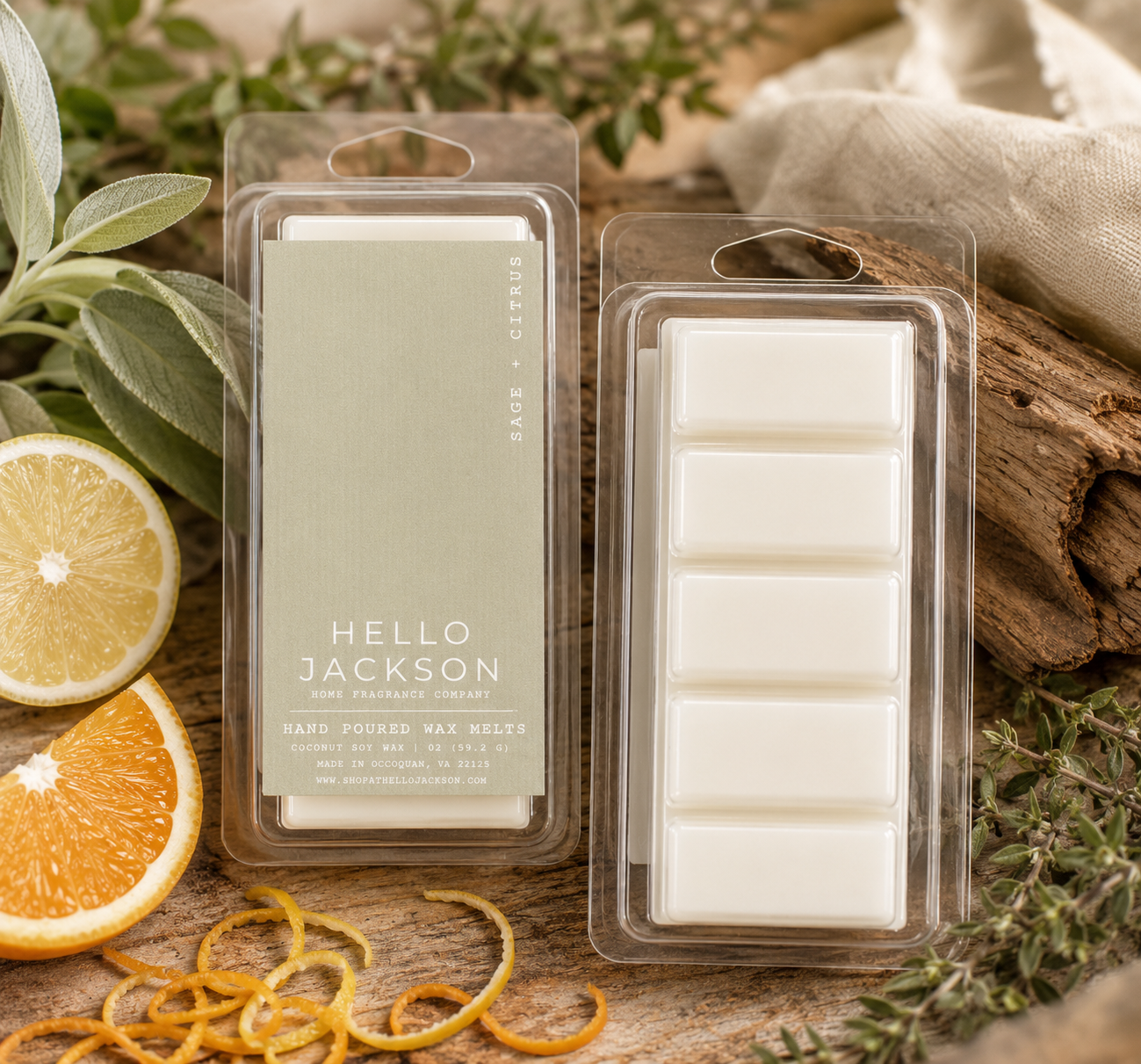 Sage + Citrus: Wax Melts