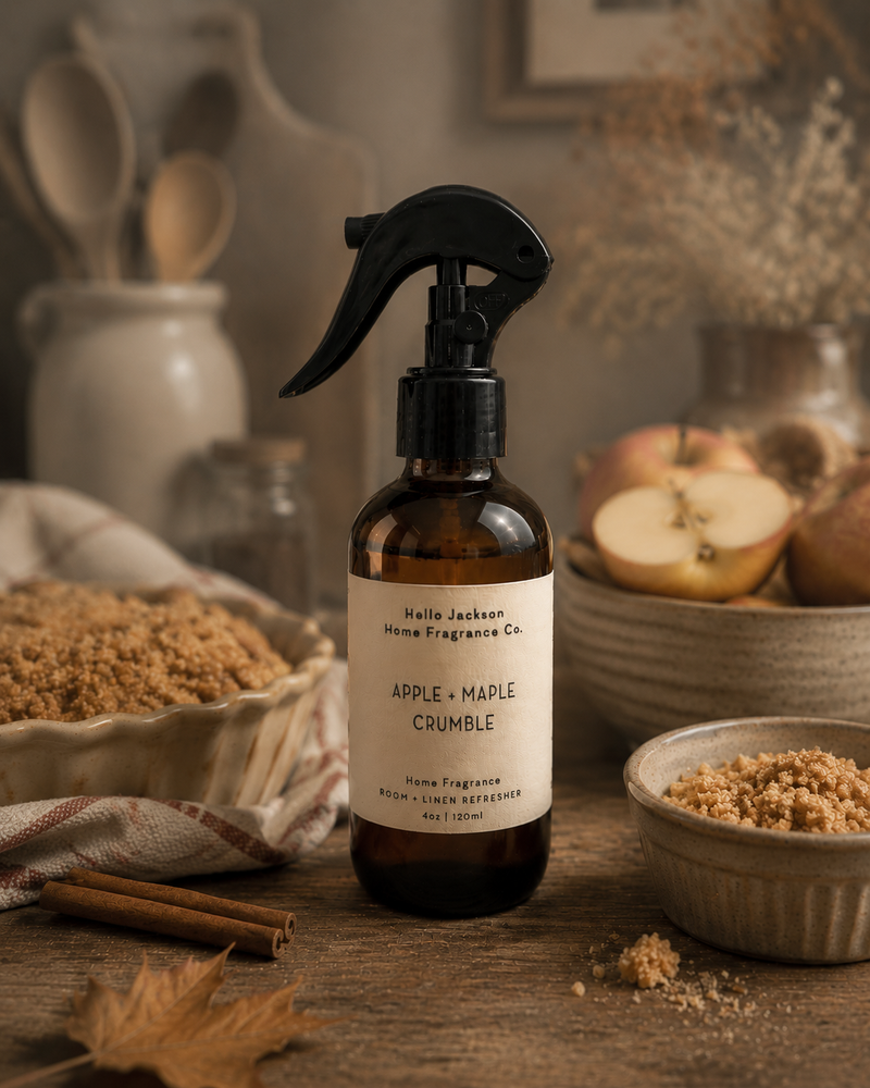 Apple + Maple Crumble: Room + Linen Spray