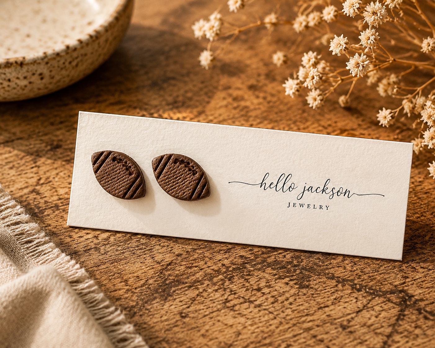 Kick Off! Football Stud Earrings