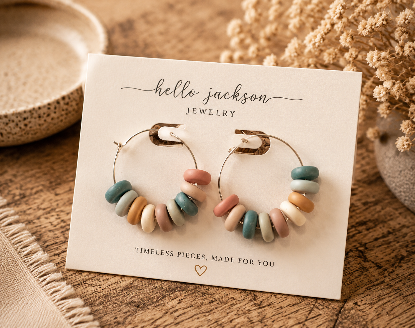 Pastel Hoops