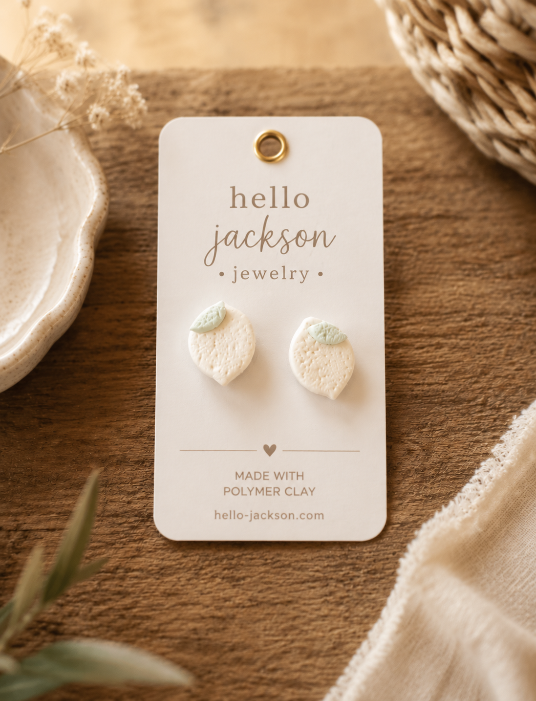 Easy Peasy Lemon Squeezy! Stud Earrings