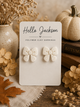 Sweet Bow Stud Earrings