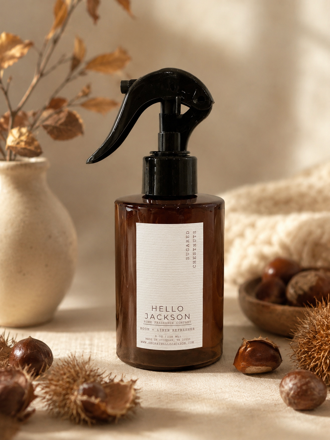 Sugared Chestnuts: Room + Linen Refresher