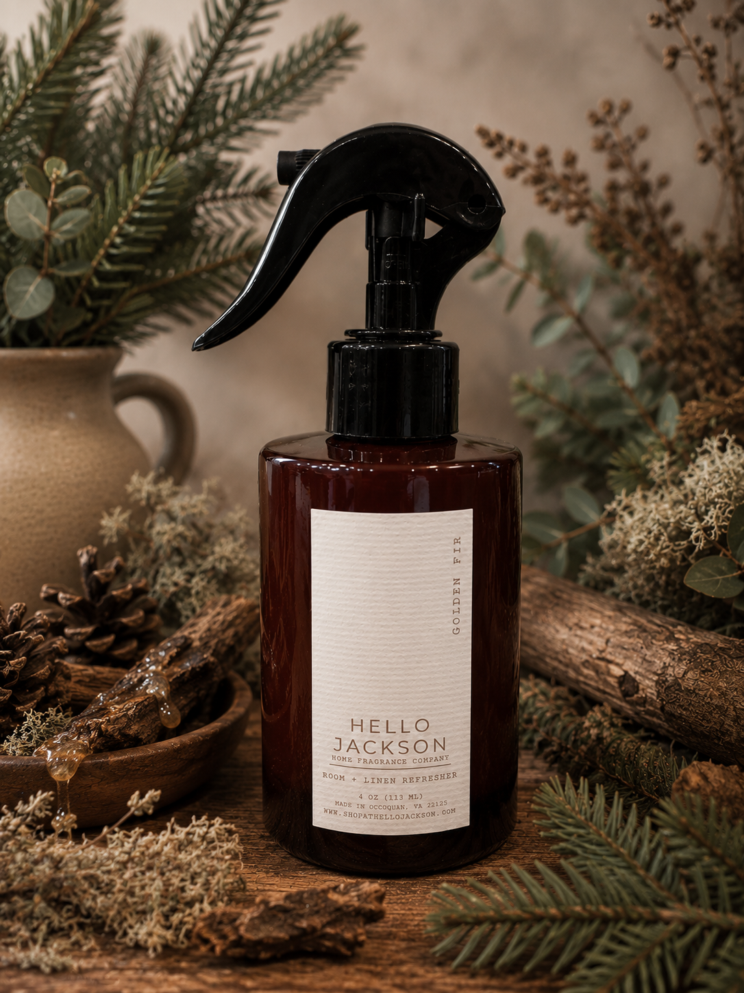Golden Fir: Room + Linen Refresher