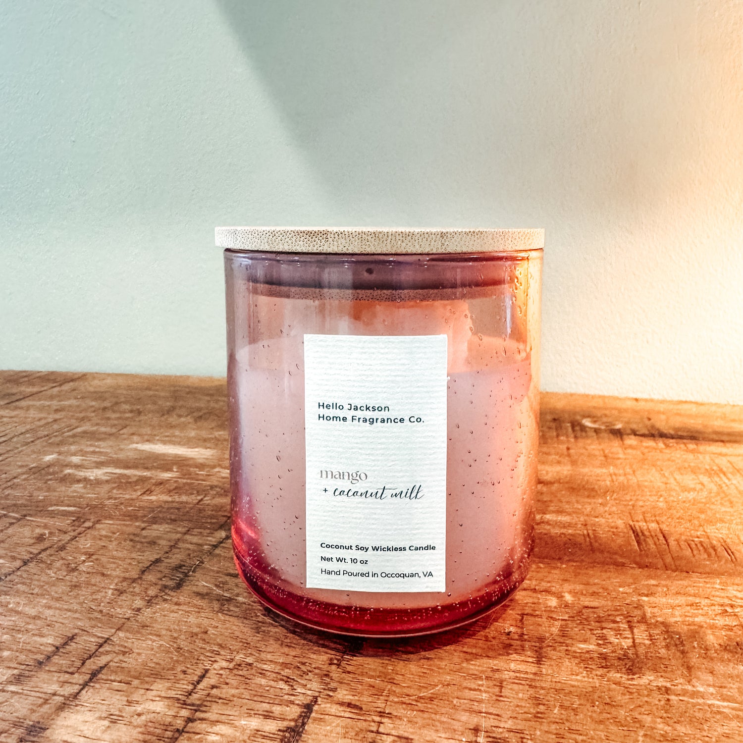 Mango + Coconut Milk Wickless Candle