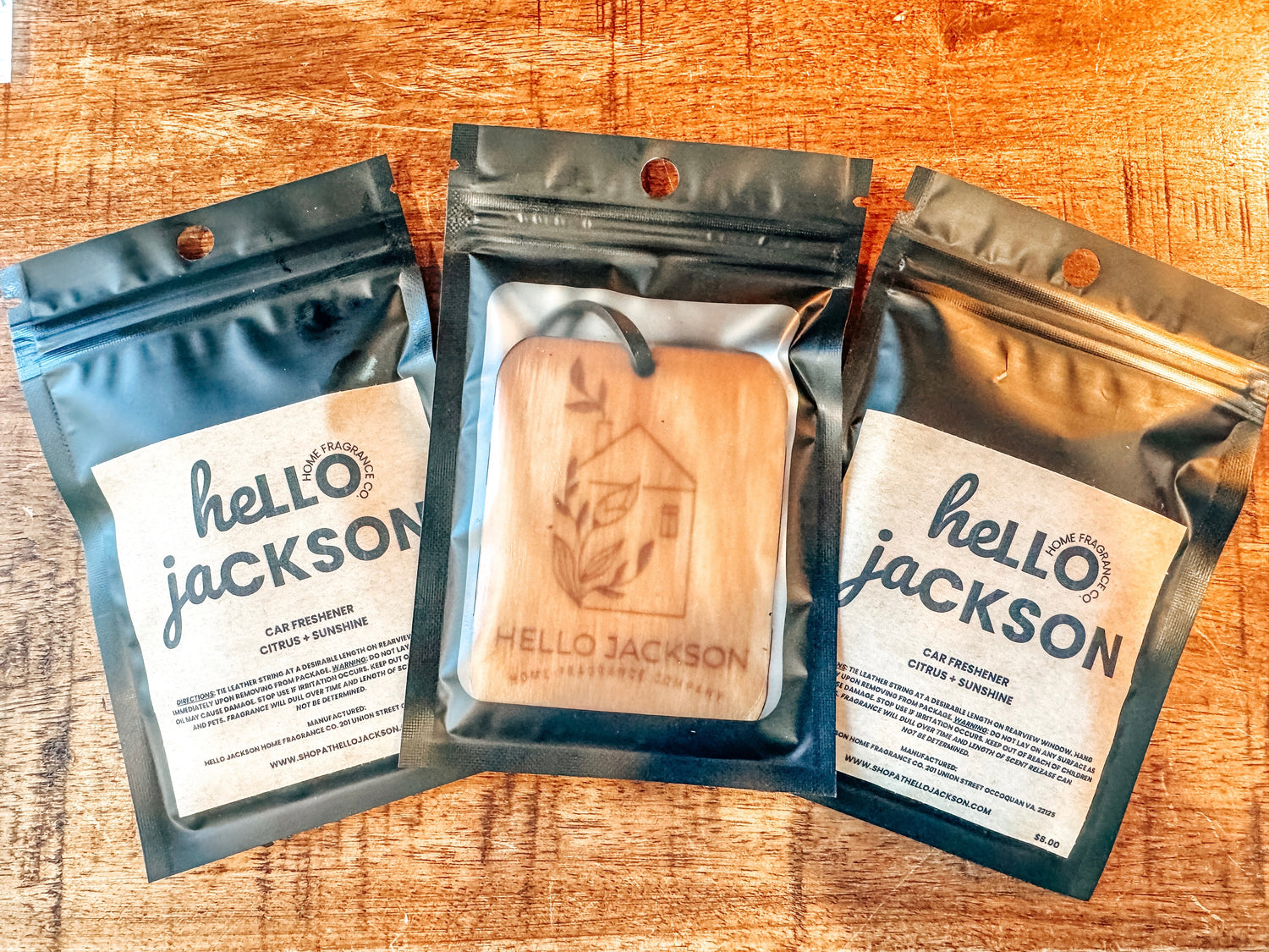 Citrus + Sunshine: Car Freshener