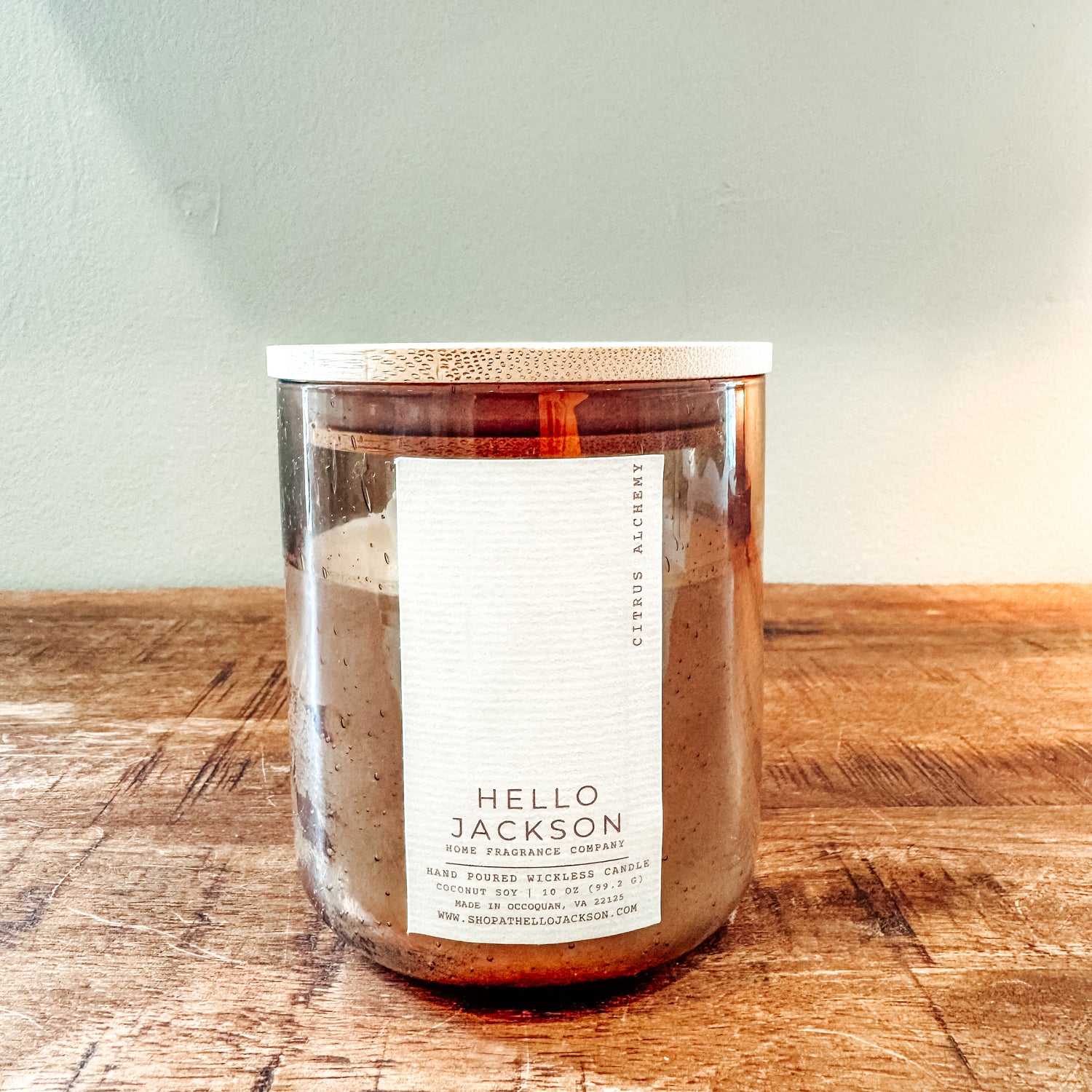 Citrus Alchemy Wickless Candle