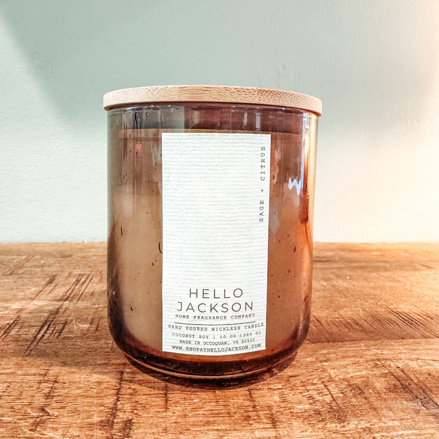 Sage + Citrus Wickless Candle