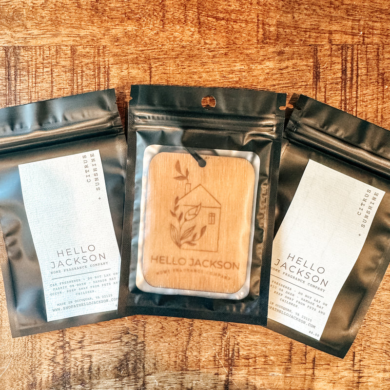 Citrus + Sunshine: Car Freshener