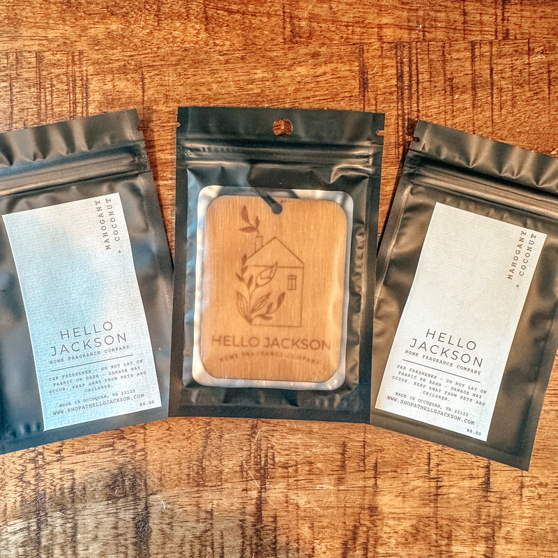 Mahogany + Coconut: Car Freshener