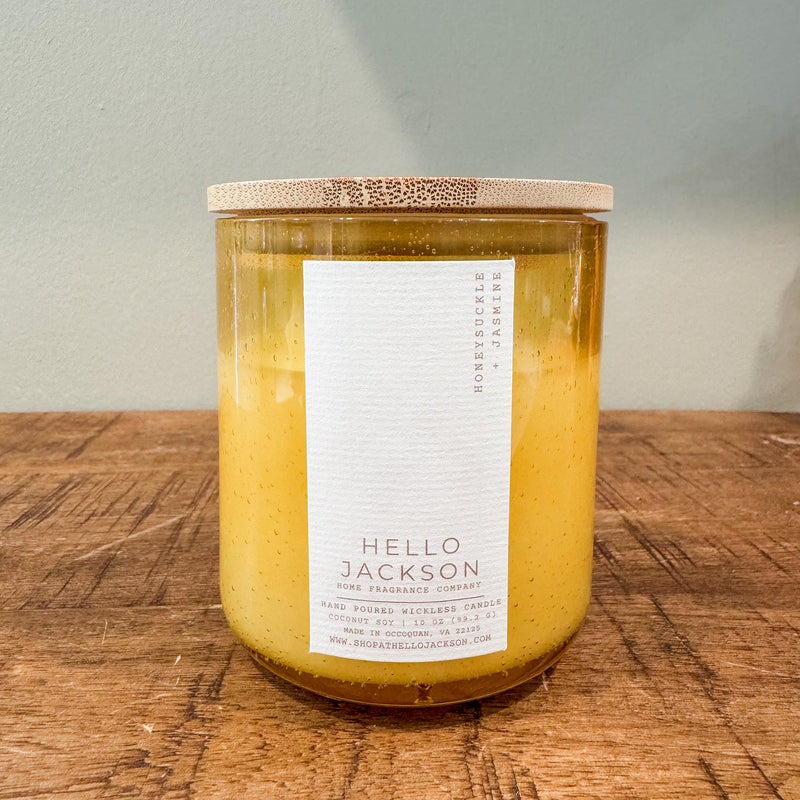 Honeysuckle + Jasmine Wickless Candle