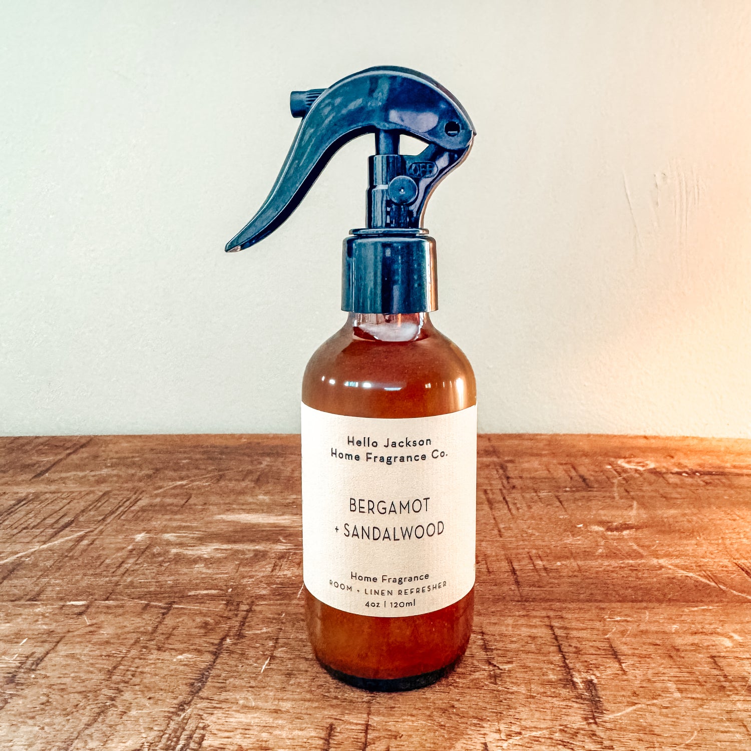 Bergamot + Sandalwood Room + Linen Refresher