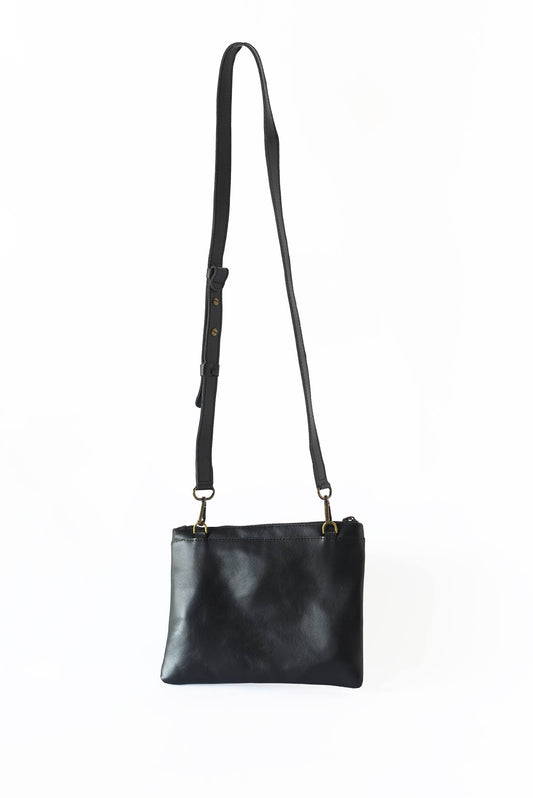 B+H Simple Crossbody in Black