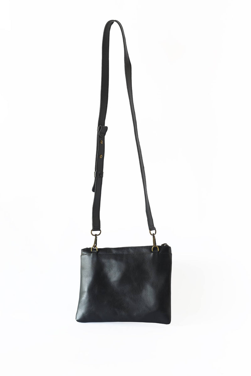 B+H Simple Crossbody in Black