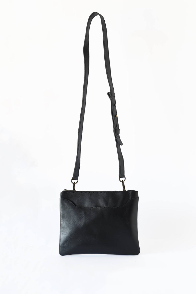 B+H Simple Crossbody in Black