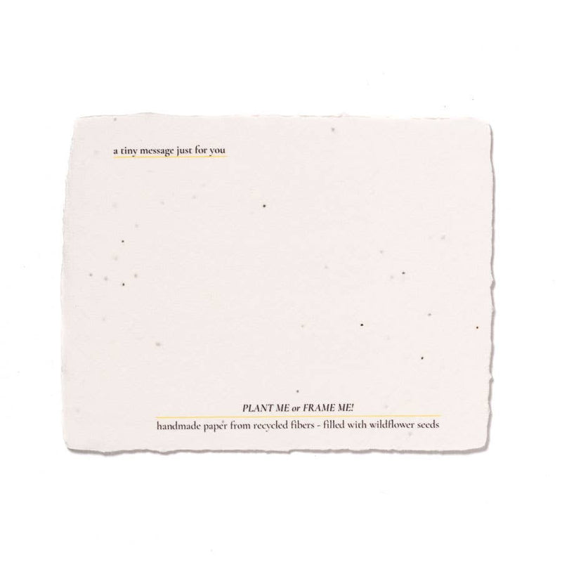 Mother's Day: Plantable Mother's Day Card