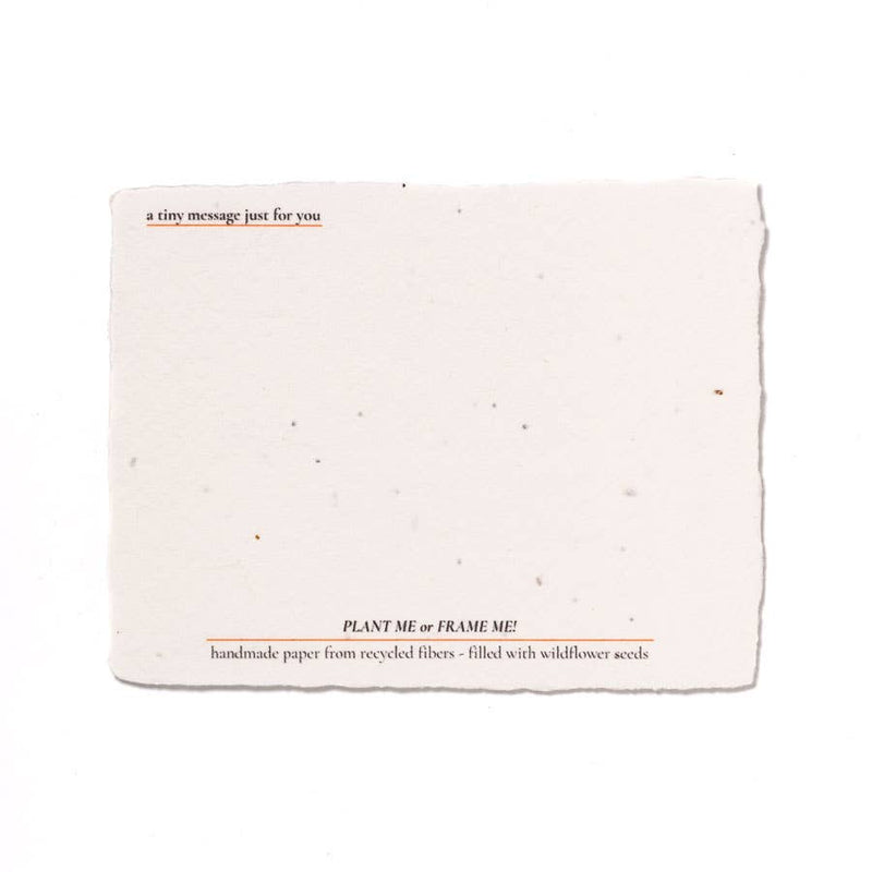 Soulmate:  Love, Anniversary, Wedding Plantable Card