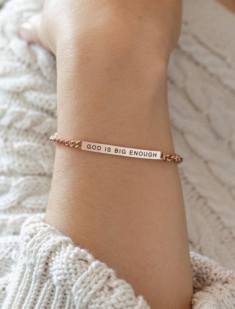 Bracelet: God is big enough
