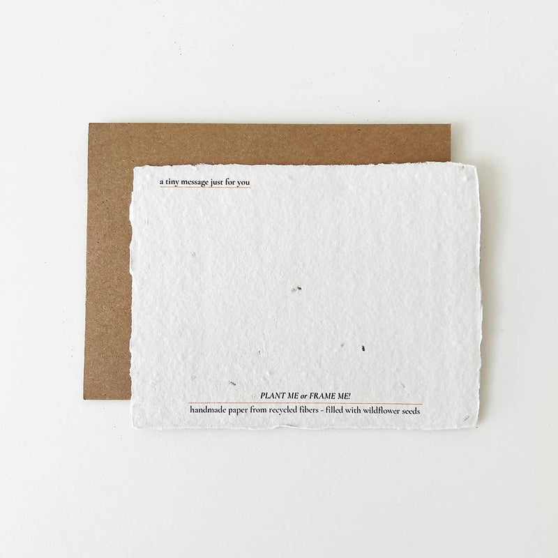 Fierce: Plantable Wildflower Greeting Card (Friend)